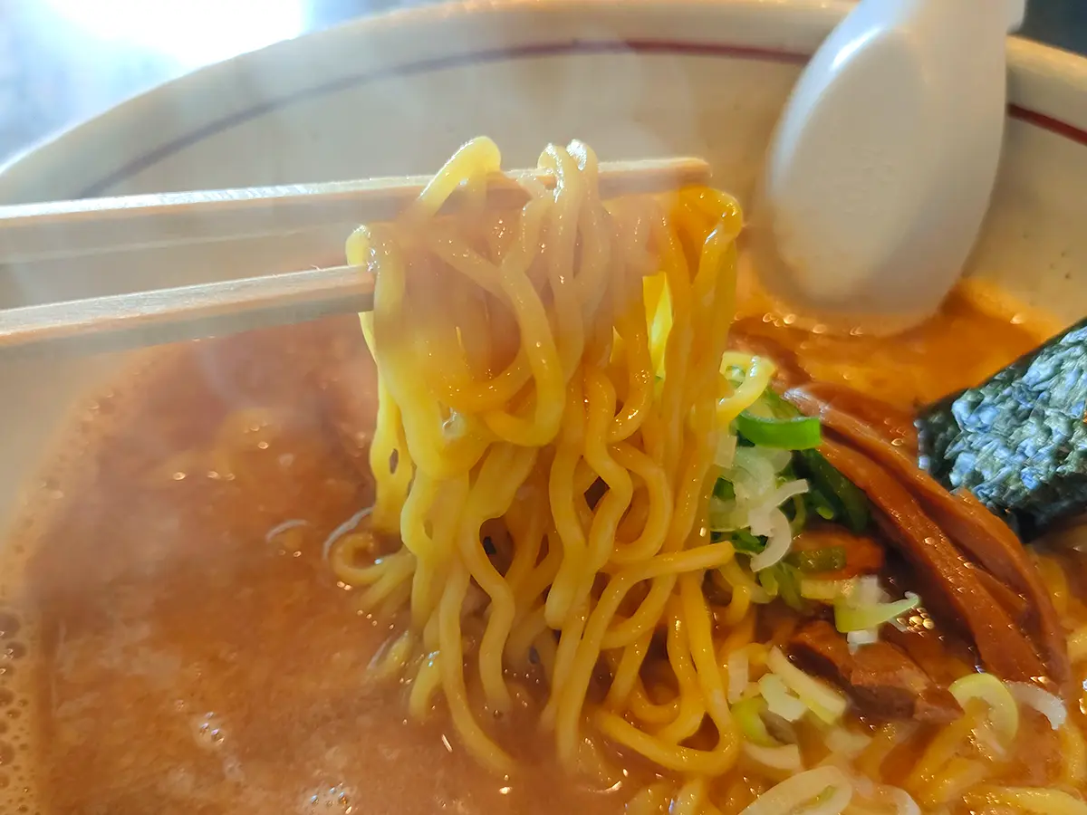 麺屋 翔　醤油ラーメン　麺