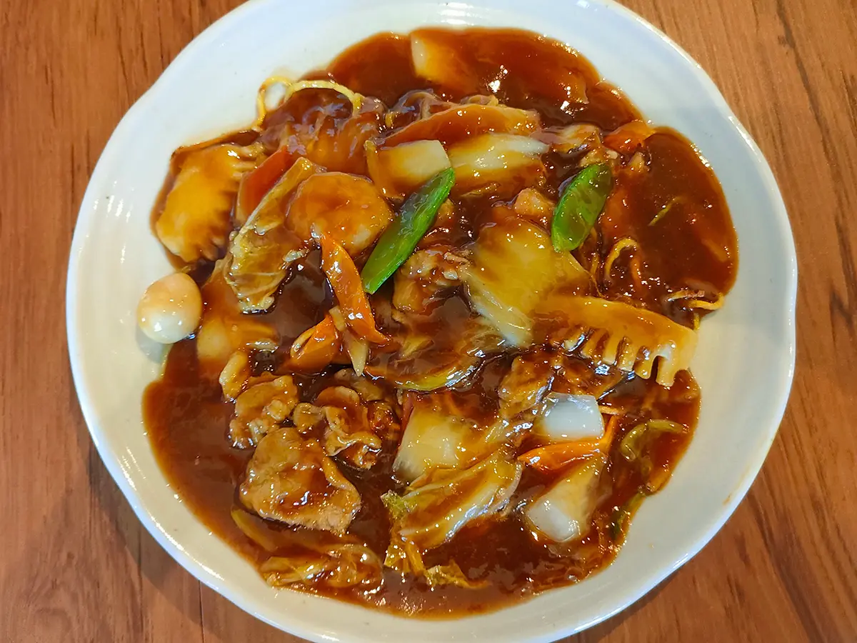 らーめん杏　あんかけ焼きそば