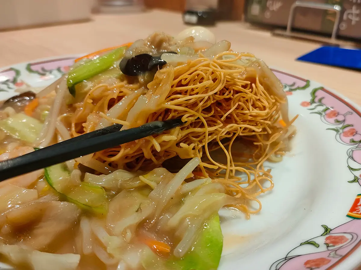 餃子の王将　揚げそば