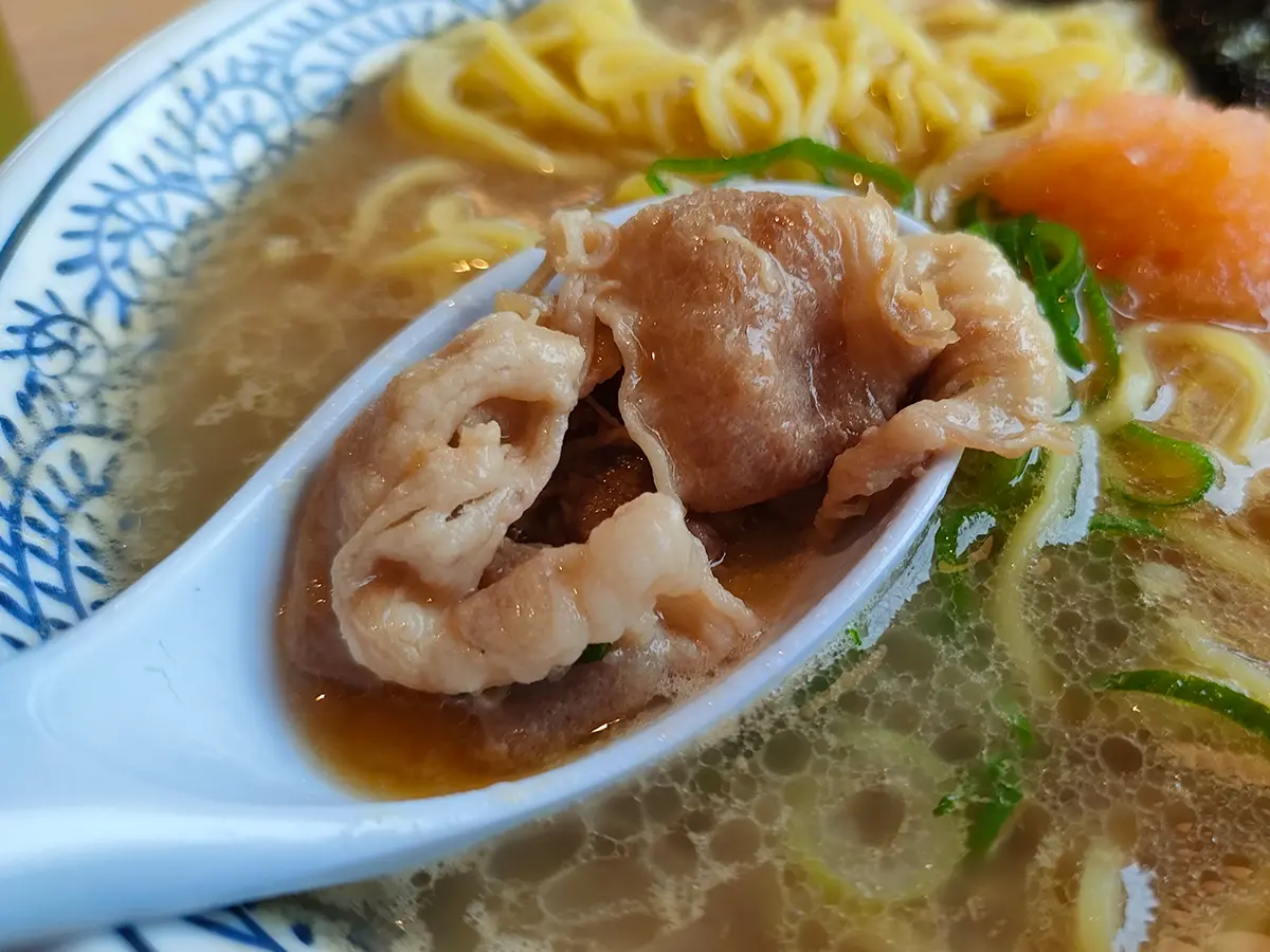丸源ラーメン 肉そば 肉