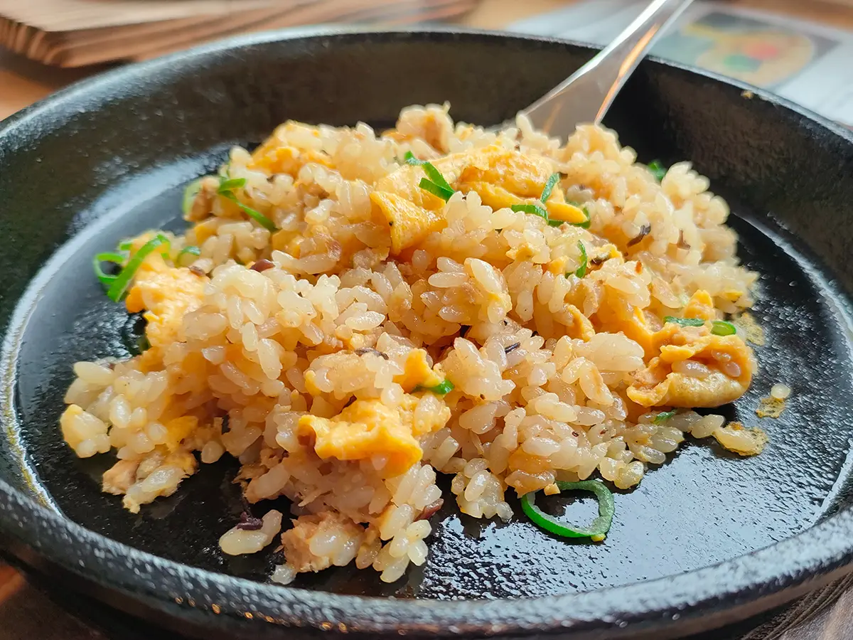 丸源ラーメン 鉄板玉子チャーハン