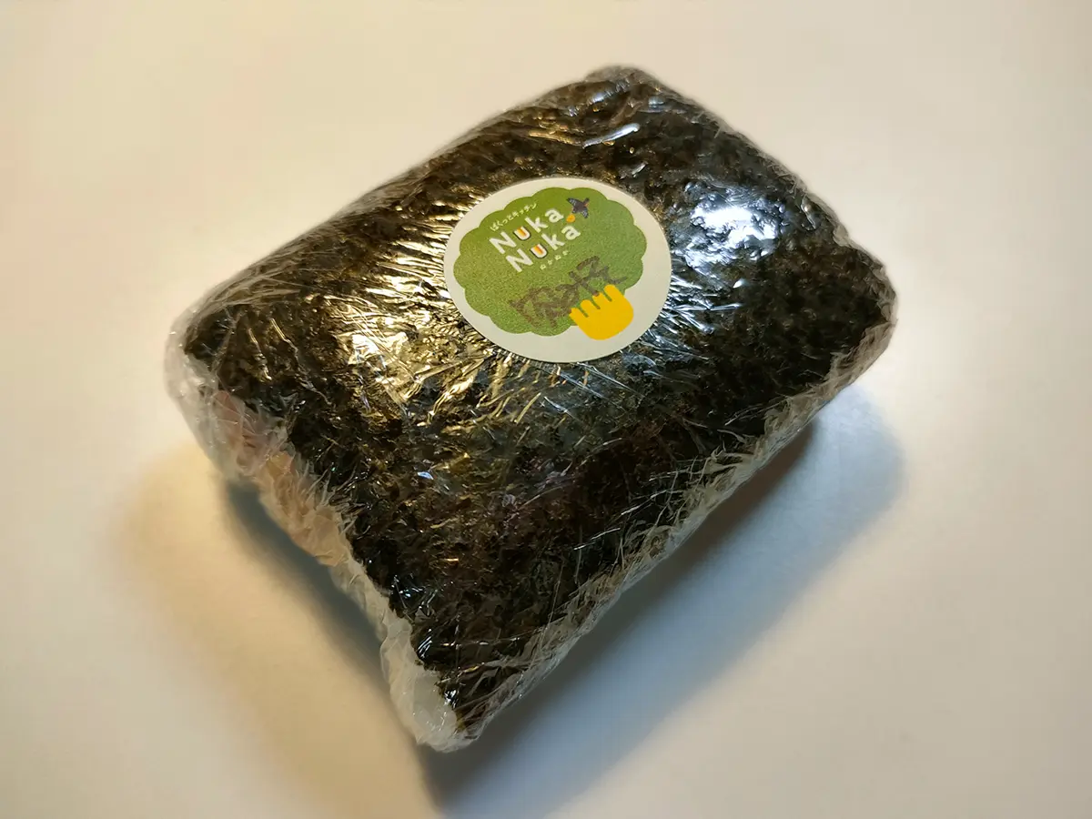 NukaNuka　ぬかぬか　テイクアウト　ポークたまごおにぎり　肉みそ